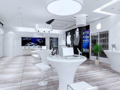 现代数码店3D模型下载